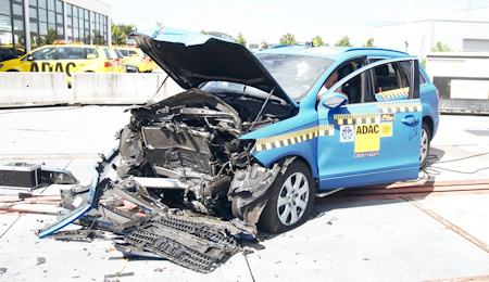 Audi Q7 Crash