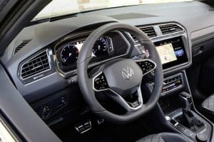 VW Tiguan Testfahrt Innenraum